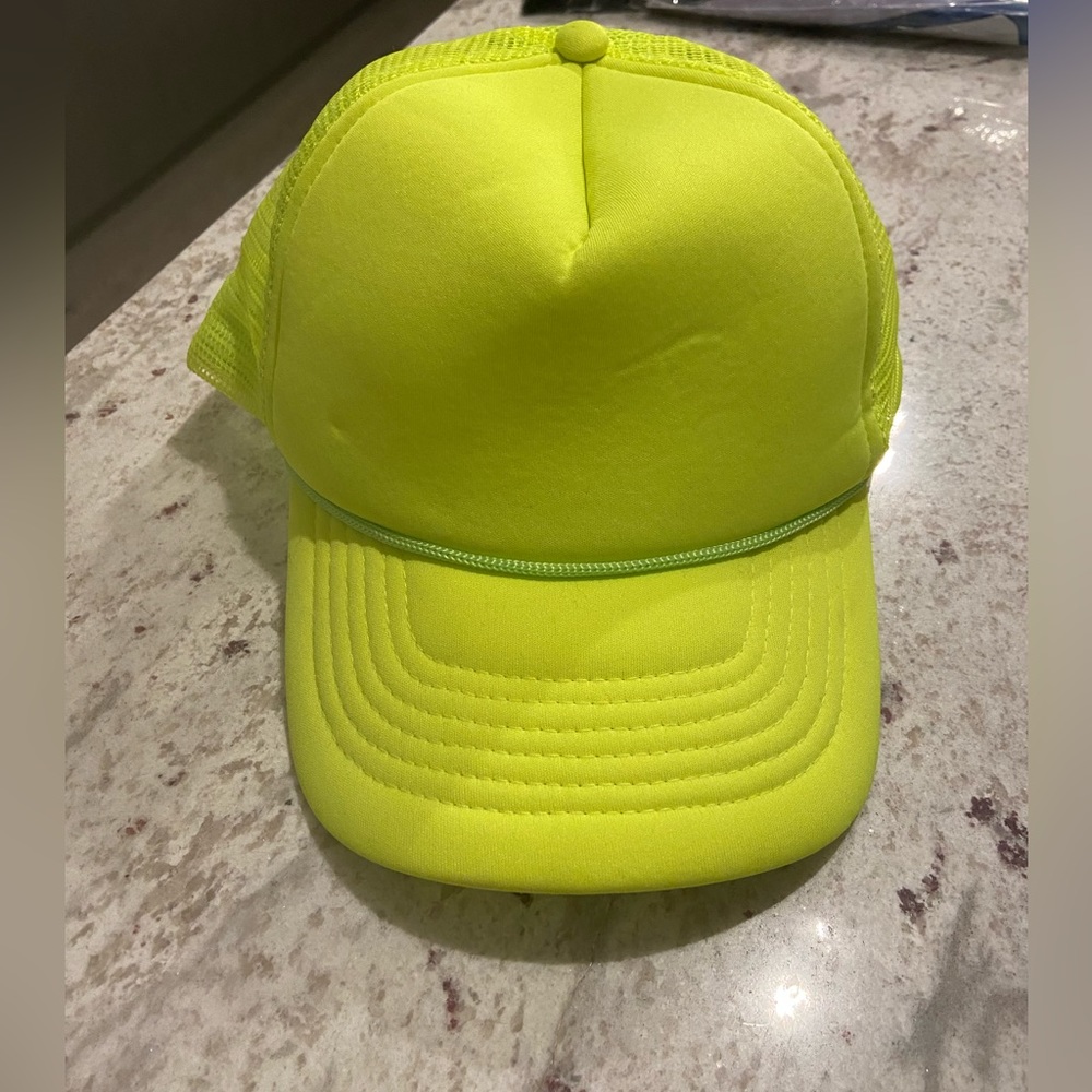 Yellow tucker hat